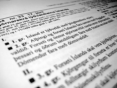 Constitution of Iceland